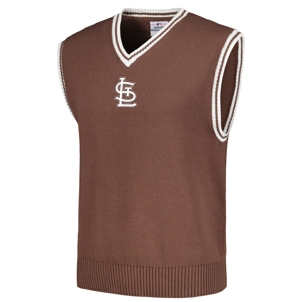 St. Louis Cardinals PLEASURES Knit V-Neck Pullover Sweater Vest - MLB