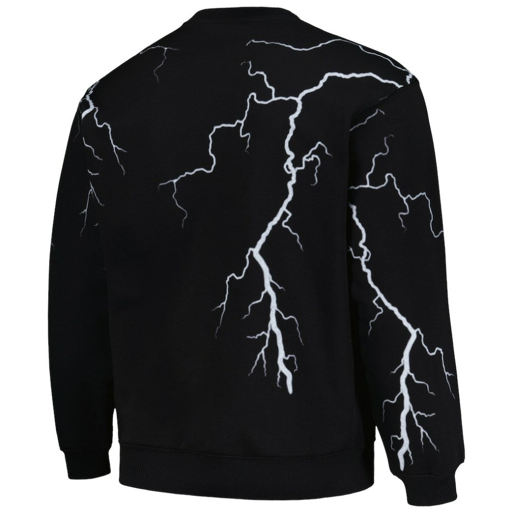 Chicago Cubs PLEASURES Lightning Crewneck Pullover Sweatshirt - MLB