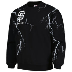 San Francisco Giants PLEASURES Lightning Crewneck Pullover Sweatshirt - MLB