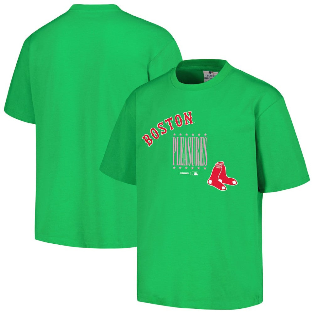 Boston Red Sox PLEASURES Repurpose T-Shirt - MLB