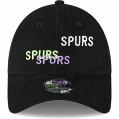 Tottenham Hotspur New Era Triple Wordmark 9FORTY Adjustable Hat Black | New Era discount