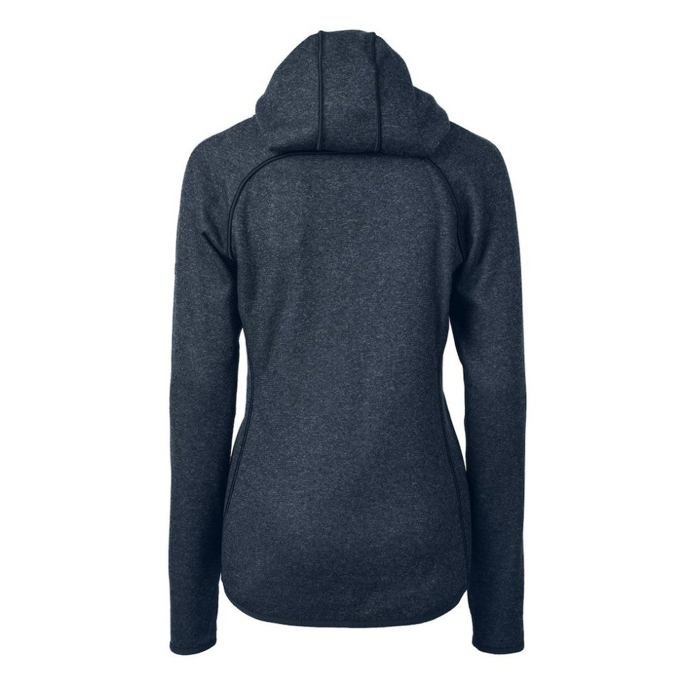 San Diego Padres Cutter & Buck Women's Americana Logo Mainsail Sweater-Knit Full-Zip Hoodie - MLB