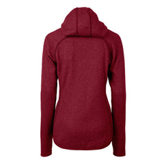 Philadelphia Phillies Cutter & Buck Women's Americana Logo Mainsail Sweater-Knit Full-Zip Hoodie - MLB