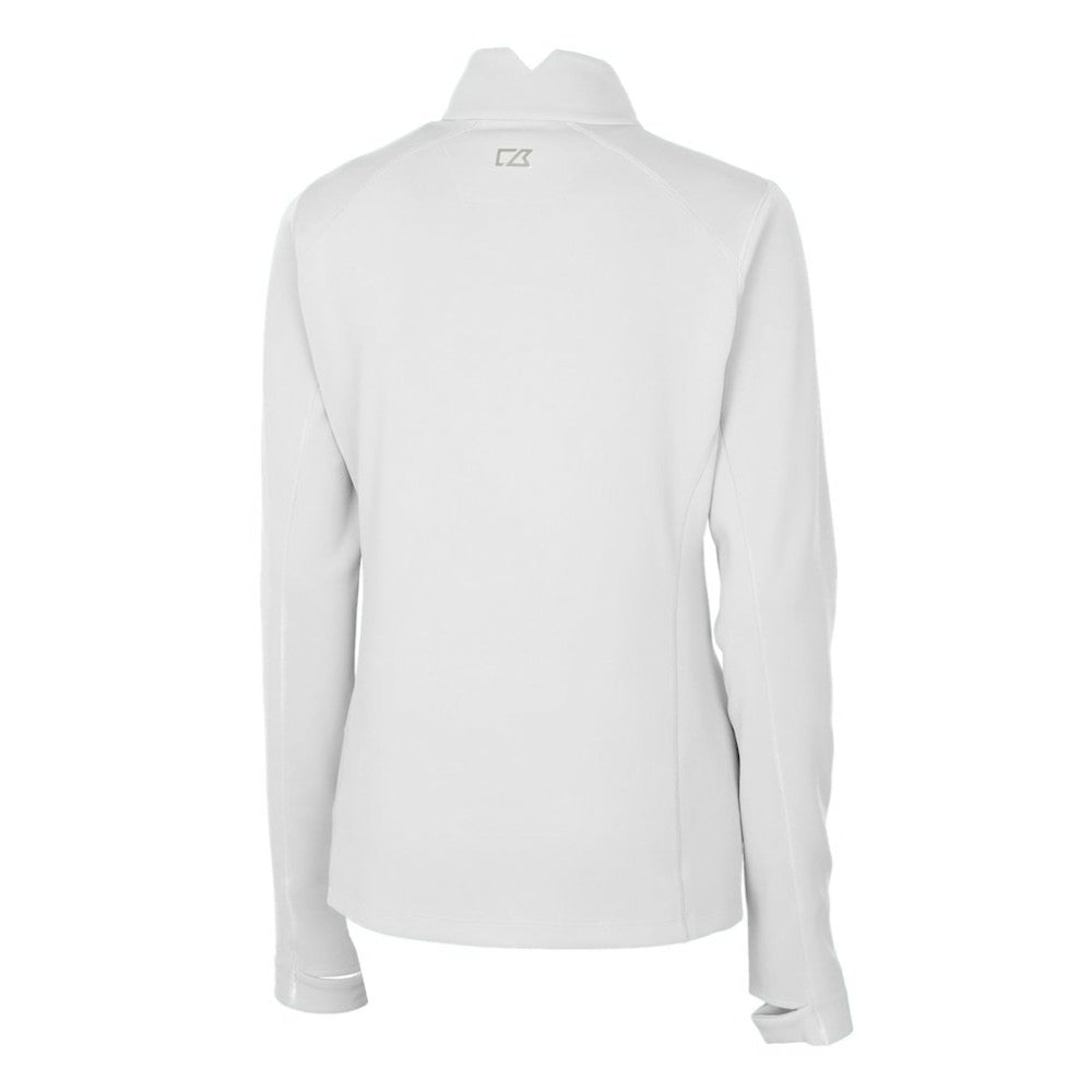 San Francisco Giants Cutter & Buck Women's Americana Logo DryTec Traverse Stretch Quarter-Zip Pullover Top - MLB