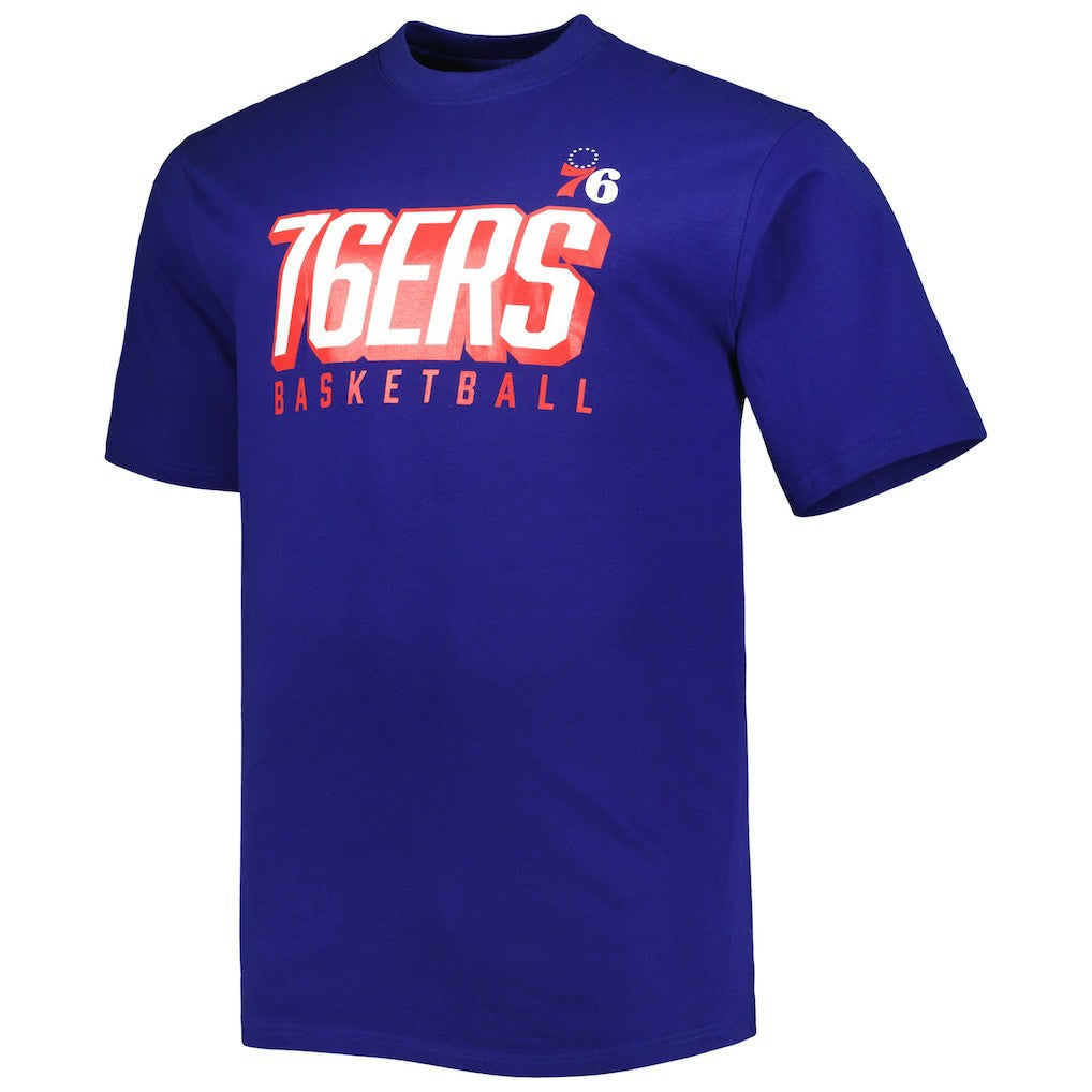 Philadelphia 76ers Big & Tall Two-Pack T-Shirt Set Royal/White - NBA
