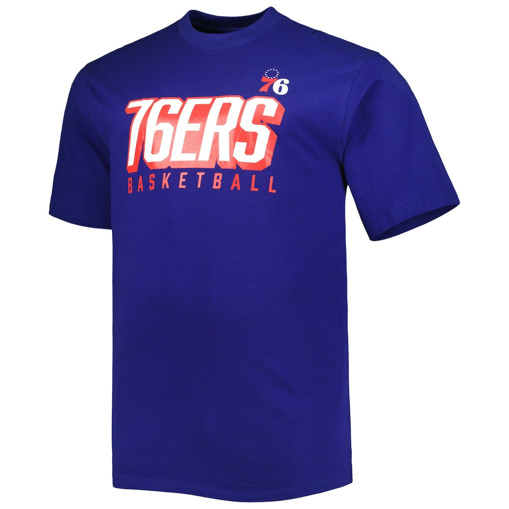 Philadelphia 76ers Big & Tall Two-Pack T-Shirt Set Royal/White - NBA