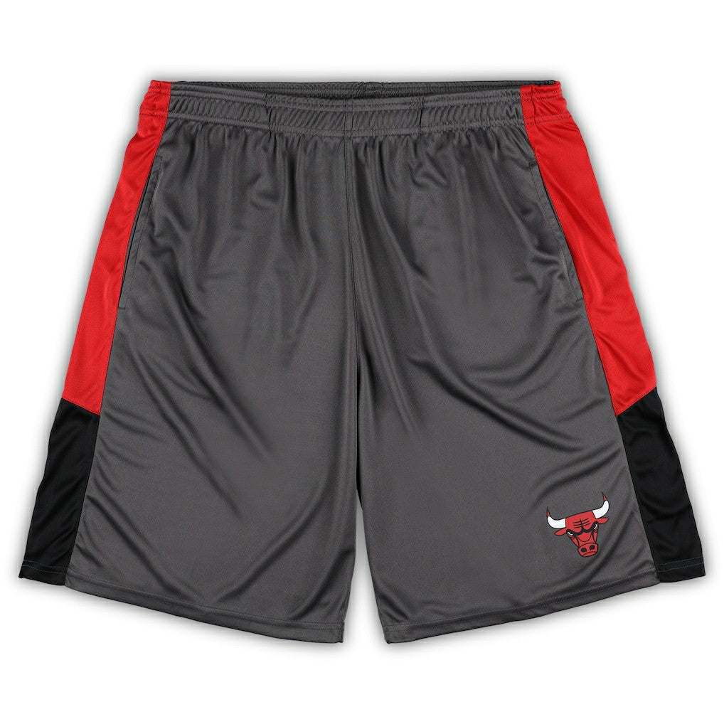 Chicago Bulls Big & Tall Shorts Gray - NBA