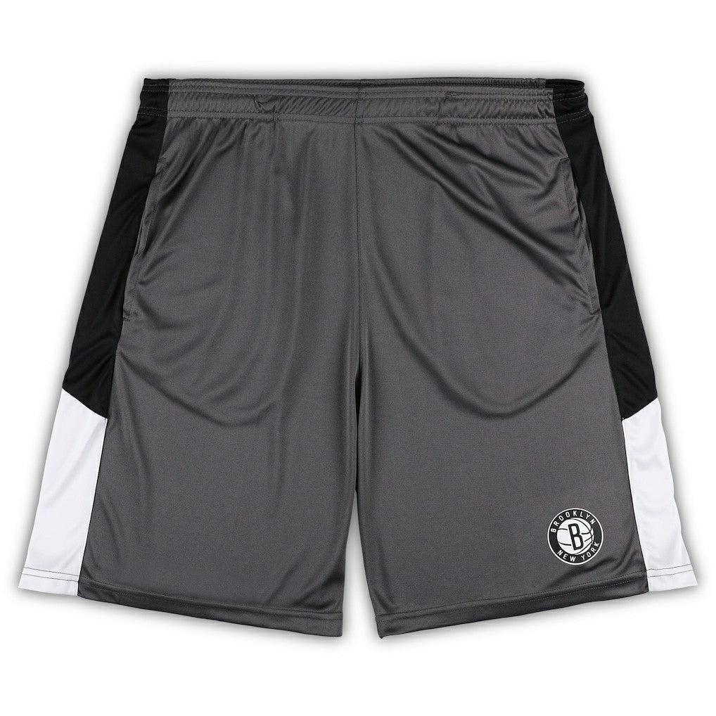 Brooklyn Nets Big & Tall Shorts Gray - NBA