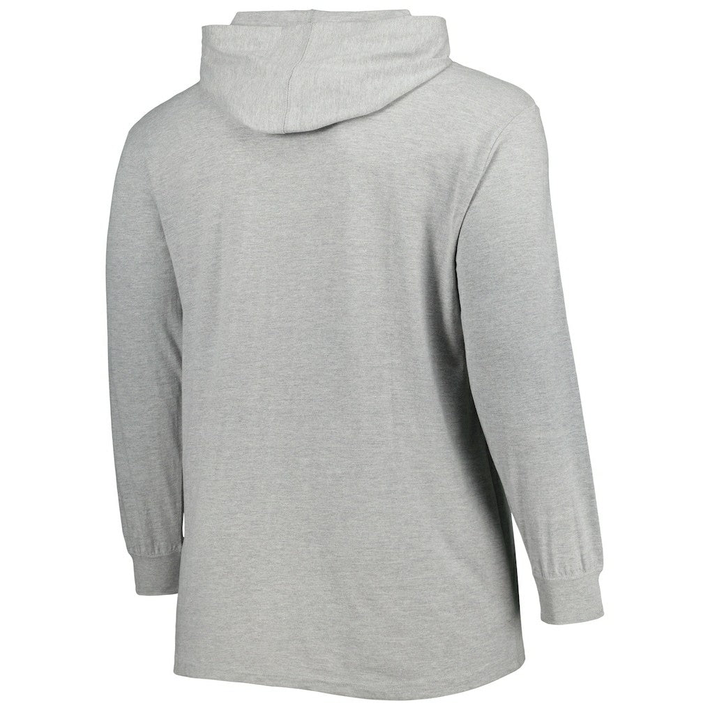 Chicago Bulls Big & Tall Pullover Hoodie Heather Gray - NBA