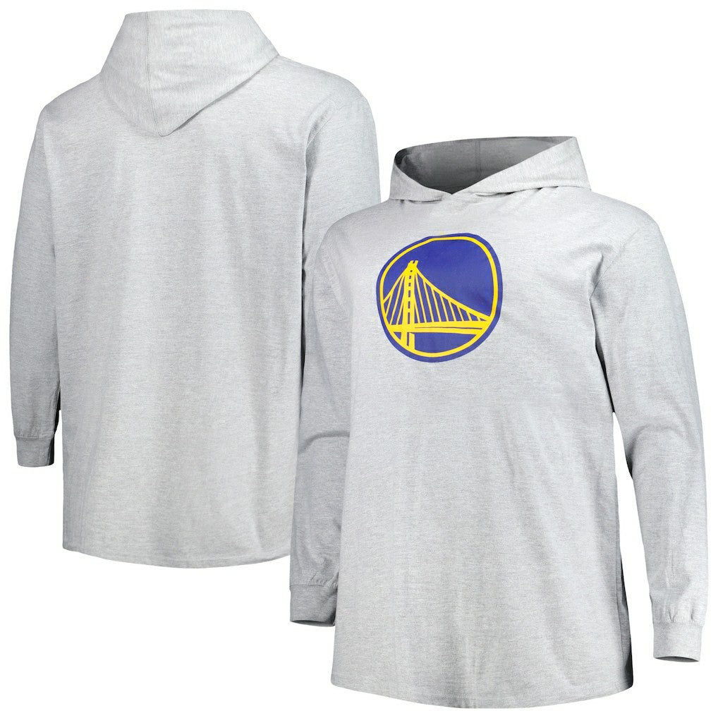 Golden State Warriors Big & Tall Pullover Hoodie Heather Gray - NBA