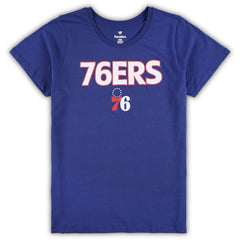 Philadelphia 76ers Women's Plus Size T-Shirt & Shorts Combo Set Royal/Heather Gray - NBA