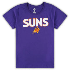 Phoenix Suns Women's Plus Size T-Shirt & Shorts Combo Set Purple/Heather Gray - NBA