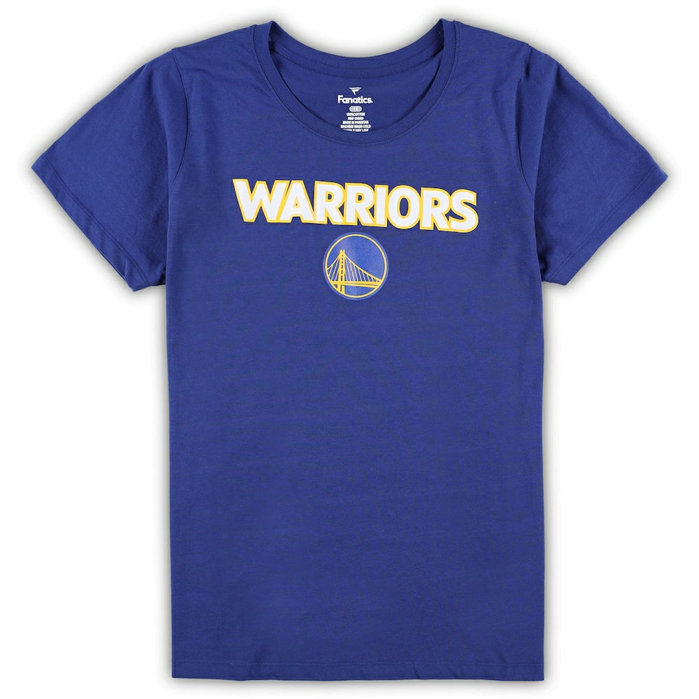 Golden State Warriors Women's Plus Size T-Shirt & Shorts Combo Set Royal/Heather Gray - NBA