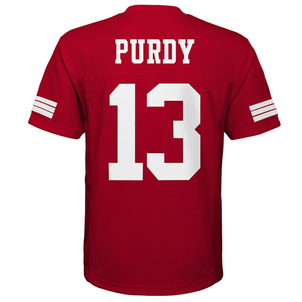 Brock Purdy San Francisco 49ers Youth Replica Player Jersey Scarlet | NFL