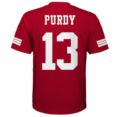 Brock Purdy San Francisco 49ers Youth Replica Player Jersey Scarlet | NFL