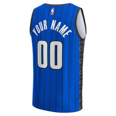 Orlando Magic Fast Break Custom Jersey Blue Statement Edition - NBA