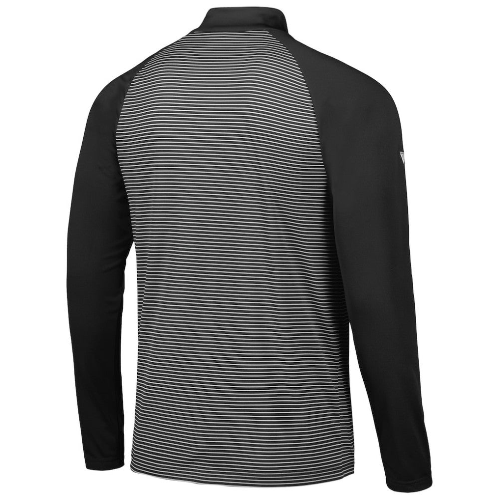 Chicago White Sox Levelwear Charter Striped Raglan Quarter-Zip Top - MLB