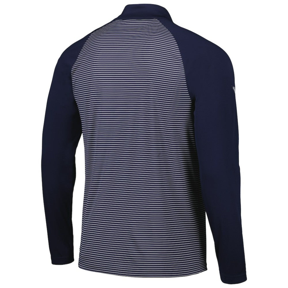 Houston Astros Levelwear Charter Striped Raglan Quarter-Zip Top - MLB