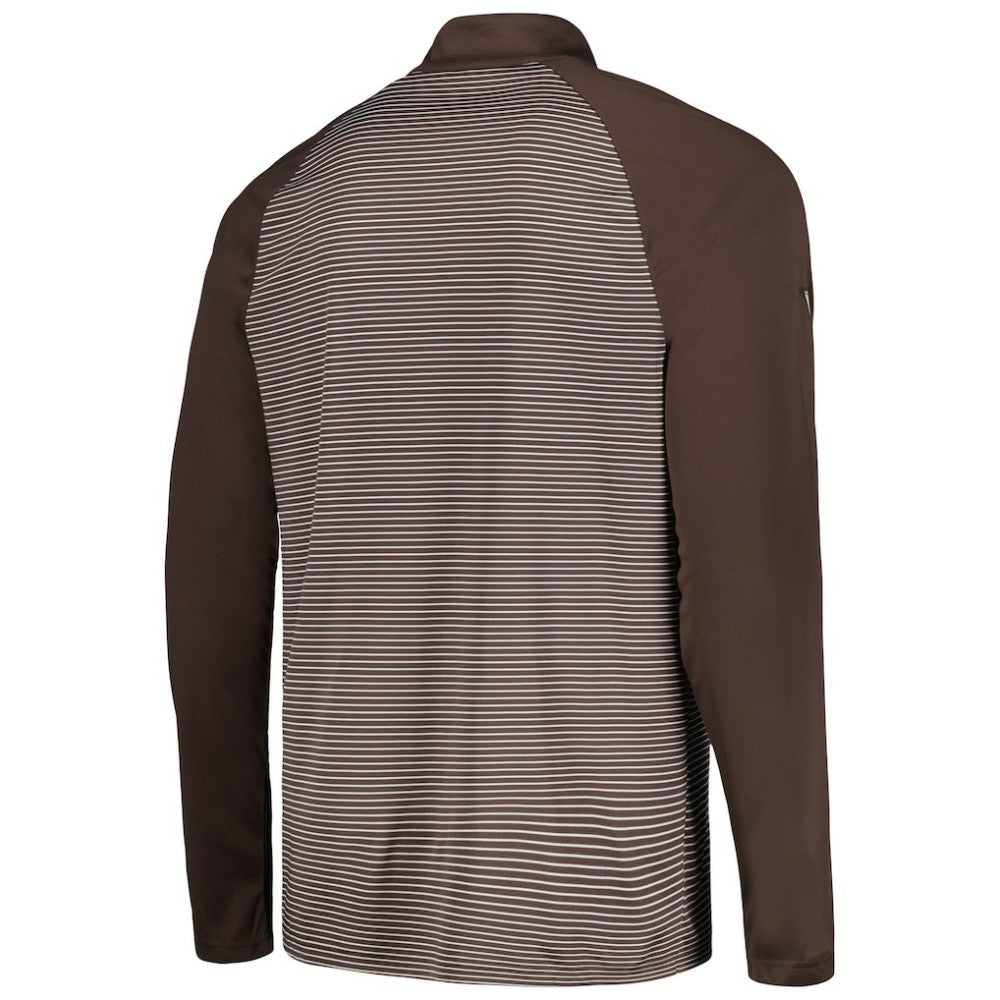 San Diego Padres Levelwear Charter Striped Raglan Quarter-Zip Top - MLB