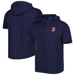 Boston Red Sox Levelwear Recruit Full-Zip Short Sleeve Hoodie - MLB