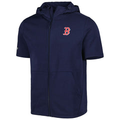 Boston Red Sox Levelwear Recruit Full-Zip Short Sleeve Hoodie - MLB
