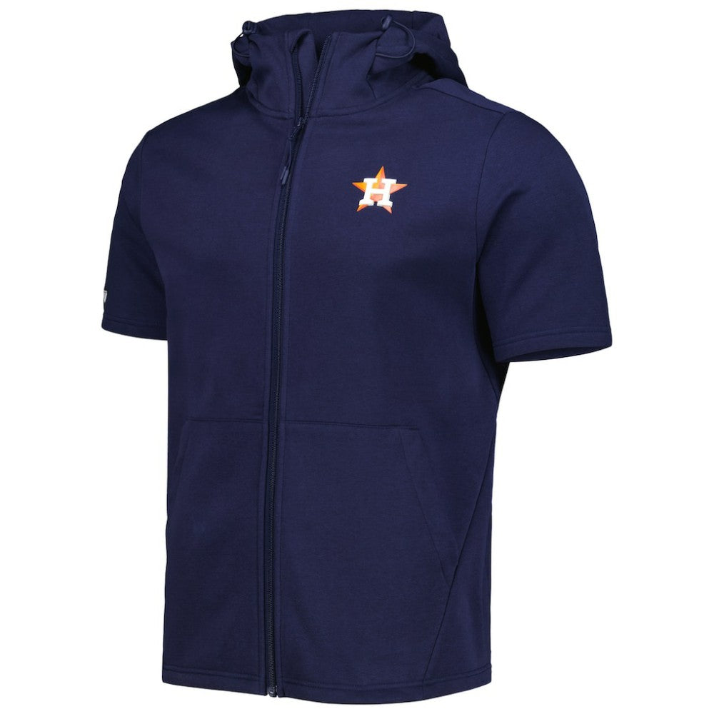 Houston Astros Levelwear Recruit Full-Zip Short Sleeve Hoodie - MLB