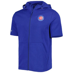 Chicago Cubs Levelwear Recruit Full-Zip Short Sleeve Hoodie - MLB