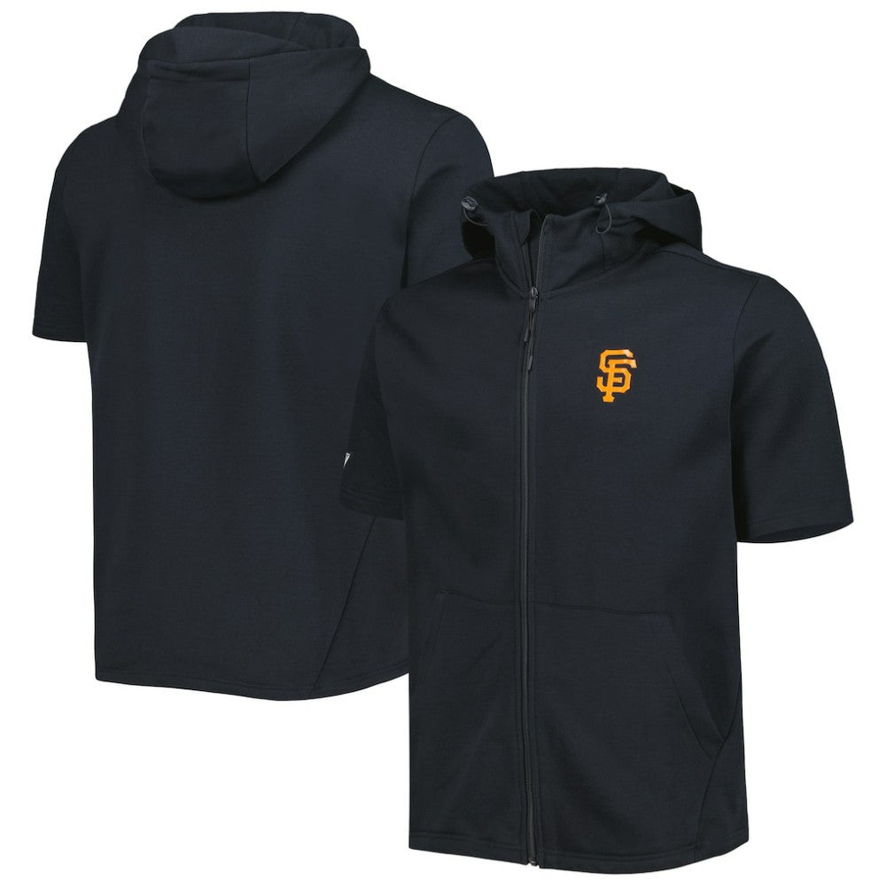 San Francisco Giants Levelwear Recruit Full-Zip Short Sleeve Hoodie - MLB