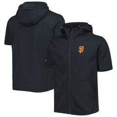 San Francisco Giants Levelwear Recruit Full-Zip Short Sleeve Hoodie - MLB