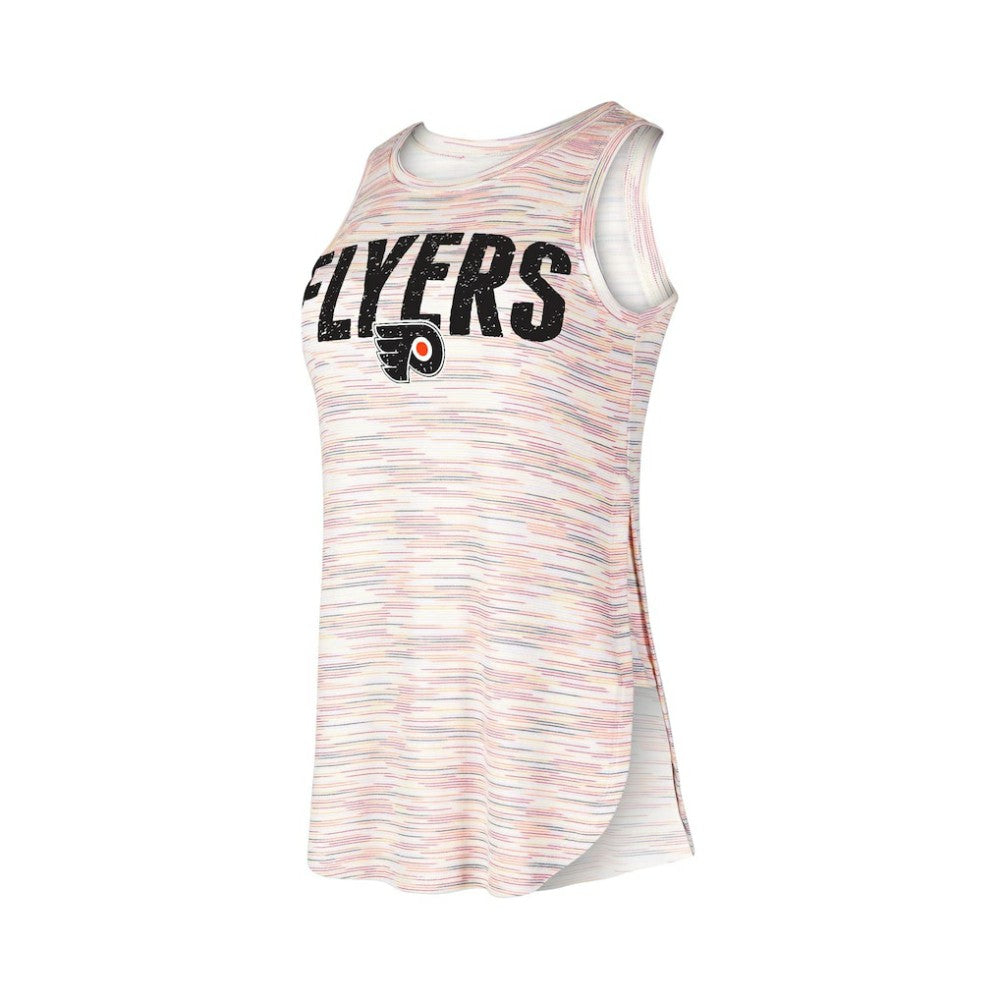 Philadelphia Flyers Concepts Sport Women's Sunray Multicolor Tri-Blend Tank Top - NHL