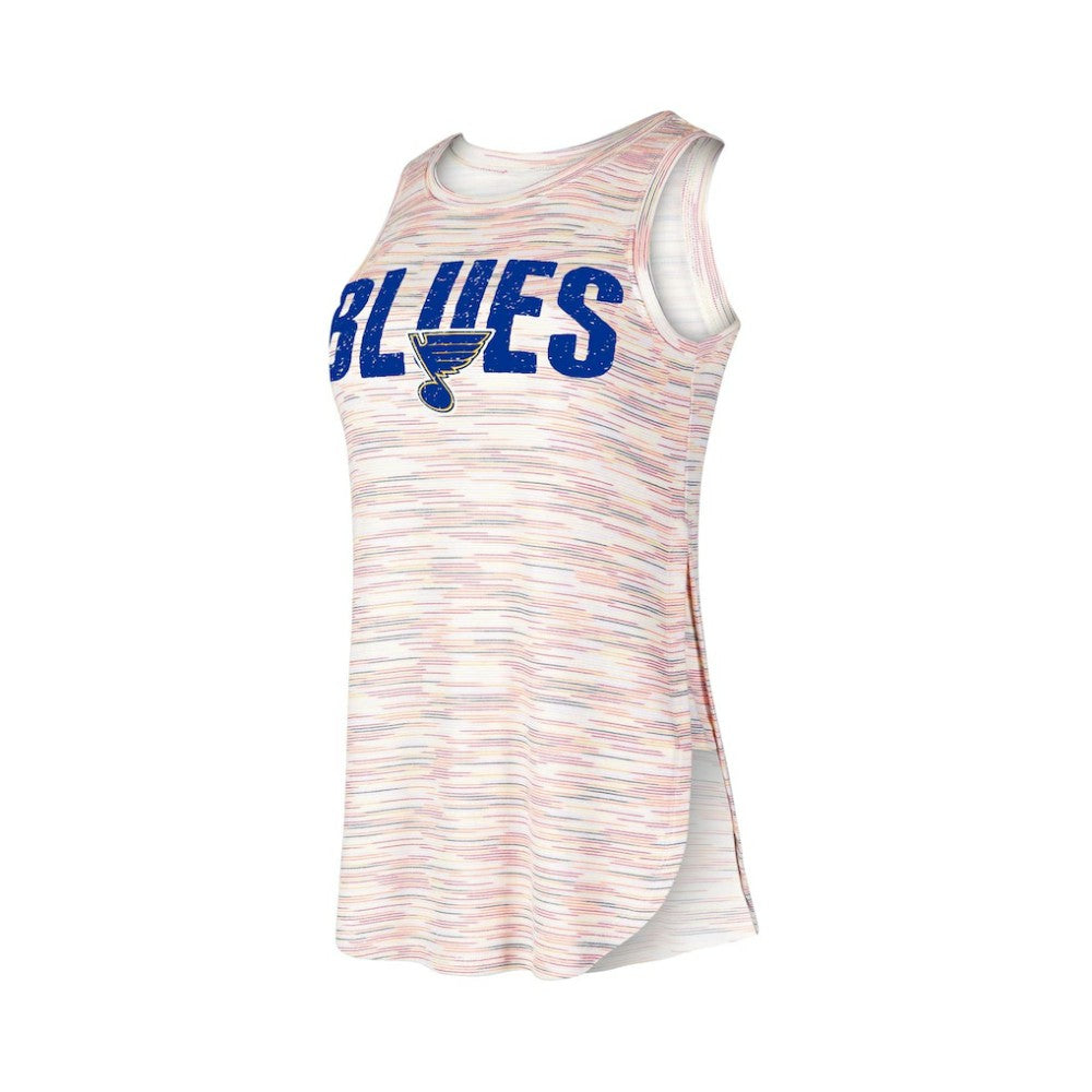 St. Louis Blues Concepts Sport Women's Sunray Multicolor Tri-Blend Tank Top - NHL