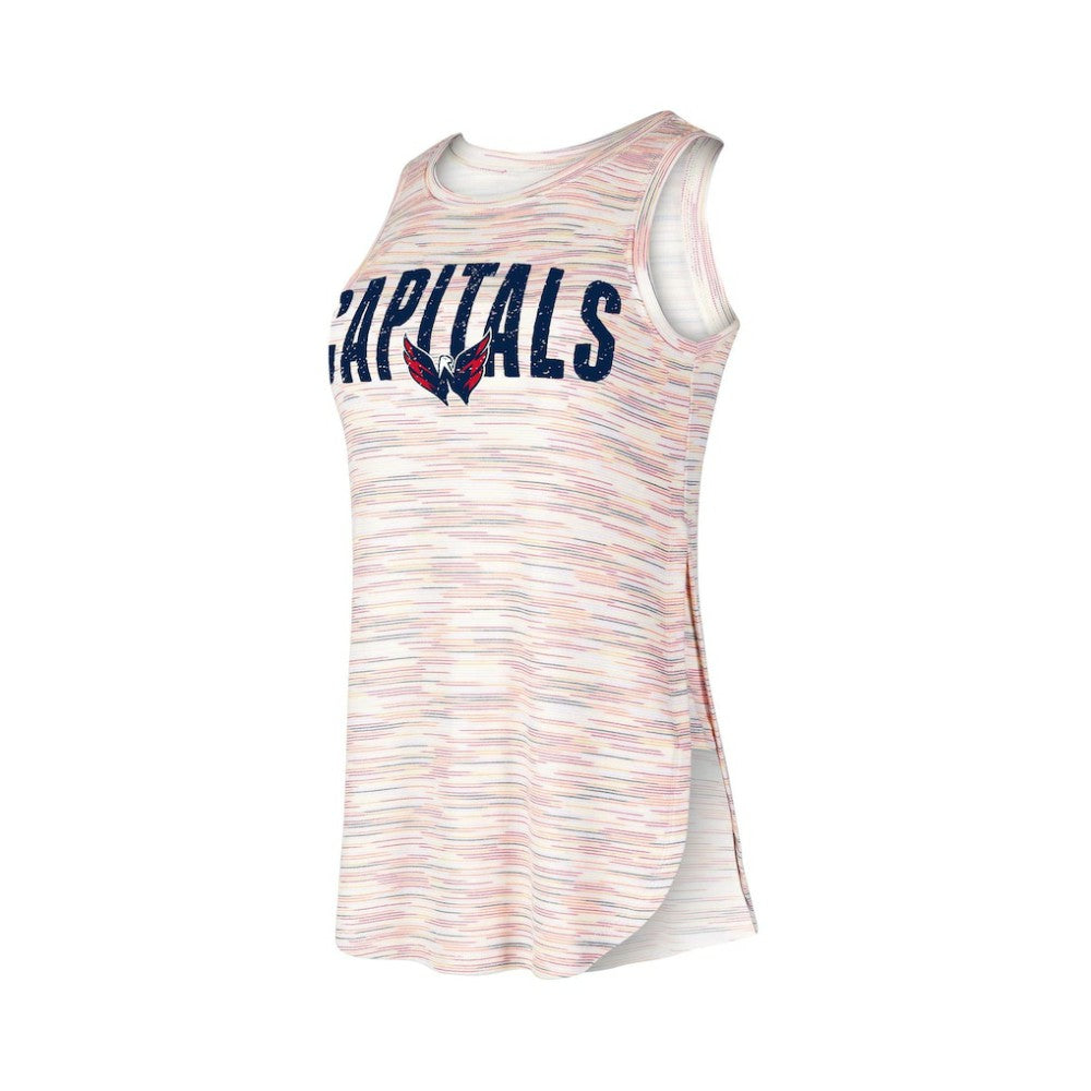 Washington Capitals Concepts Sport Women's Sunray Multicolor Tri-Blend Tank Top - NHL