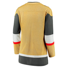 Vegas Golden Knights Fanatics Women's Home Breakaway Jersey - Gold - NHL
