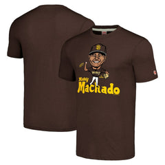 Manny Machado San Diego Padres Homage Caricature Tri-Blend T-Shirt - MLB
