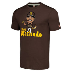 Manny Machado San Diego Padres Homage Caricature Tri-Blend T-Shirt - MLB