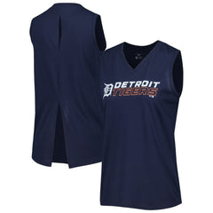 Detroit Tigers Levelwear Women's Paisley Chase V-Neck Tank Top - MLB