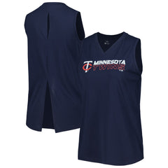 Minnesota Twins Levelwear Women's Paisley Chase V-Neck Tank Top - MLB