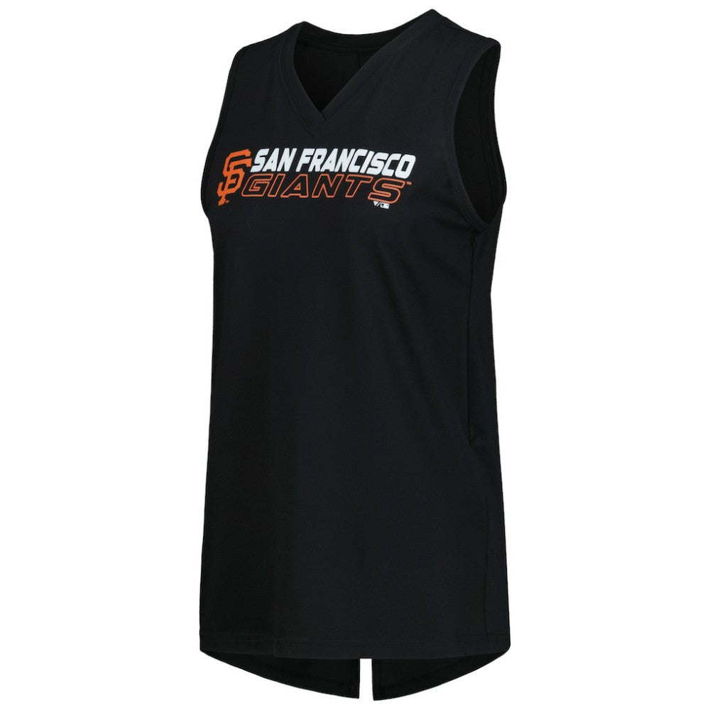 San Francisco Giants Levelwear Women's Paisley Chase V-Neck Tank Top - MLB