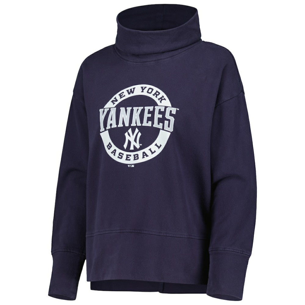 New York Yankees Levelwear Women's Sunset Farm Team Pullover Sweatshirt - MLB