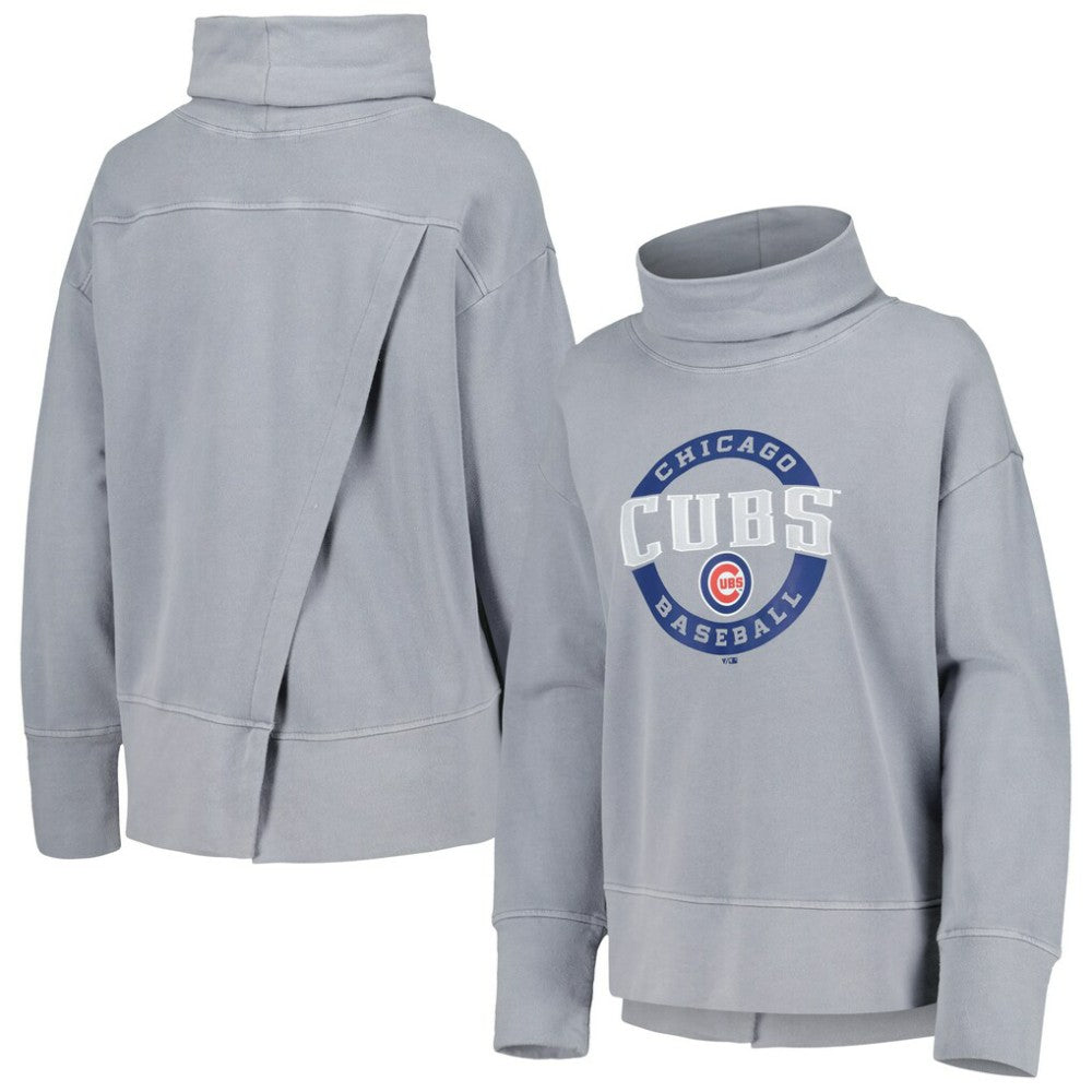 Chicago Cubs Levelwear Women's Sunset Farm Team Pullover Sweatshirt - MLB