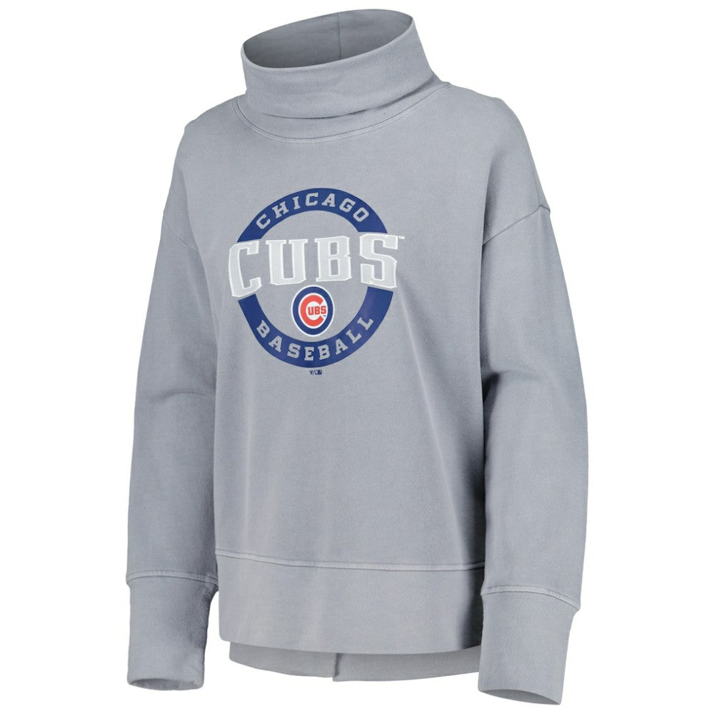 Chicago Cubs Levelwear Women's Sunset Farm Team Pullover Sweatshirt - MLB