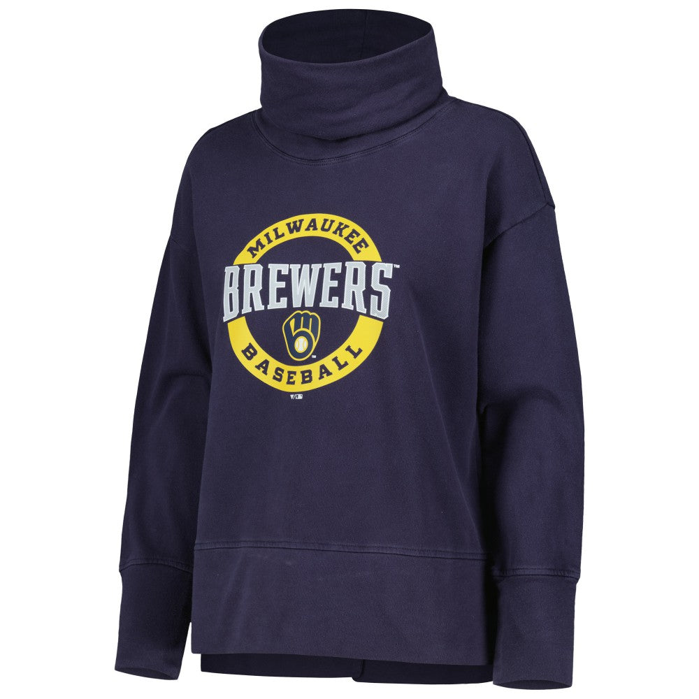 Milwaukee Brewers Levelwear Women's Sunset Farm Team Pullover Sweatshirt - MLB
