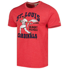 Albert Pujols St. Louis Cardinals Homage Illustration Tri-Blend T-Shirt - MLB
