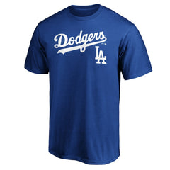 Los Angeles Dodgers Team Lock Up Wordmark T-Shirt - MLB