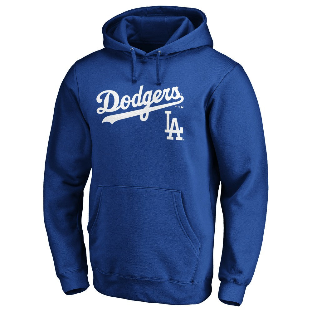 Los Angeles Dodgers Team Lock Up Logo Pullover Hoodie - MLB