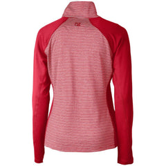 Minnesota Twins Cutter & Buck Women's DryTec Forge Tonal Stripe Stretch Half-Zip Top - MLB