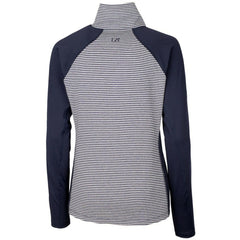 Minnesota Twins Cutter & Buck Women's DryTec Forge Tonal Stripe Stretch Half-Zip Top - MLB