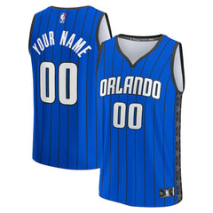 Orlando Magic Youth Fast Break Replica Custom Jersey Statement Edition Blue - NBA