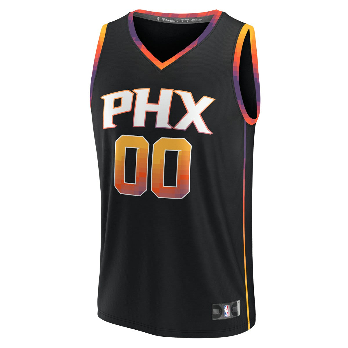 Phoenix Suns Youth Fast Break Replica Custom Jersey Statement Edition Black - NBA