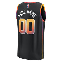 Phoenix Suns Youth Fast Break Replica Custom Jersey Statement Edition Black - NBA